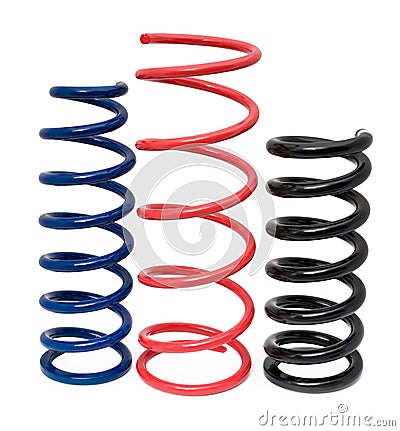 Cushioning springs Stock Photo