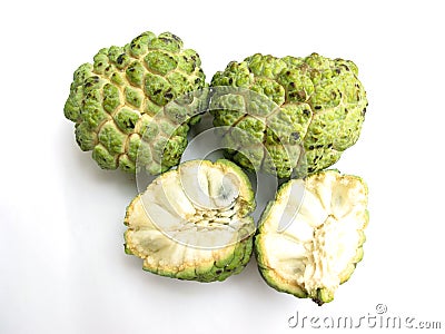 Custard Apple-Isolated Stock Photo