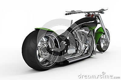 Custom bike rear view Editorial Stock Photo