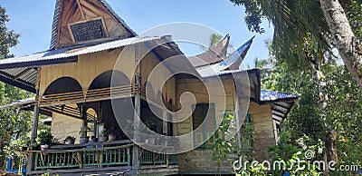 Custom home of South Tapanuli Editorial Stock Photo