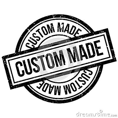 Custom Made rubber stamp Vector Illustration