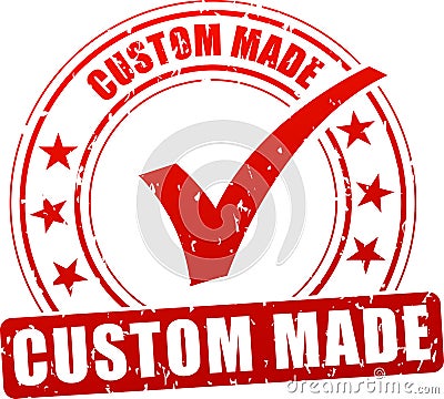 Custom made stamp icon Vector Illustration