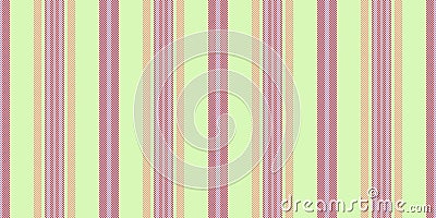 Custom pattern fabric stripe, book background vector vertical. Durable seamless textile texture lines in light and pink colors Vector Illustration