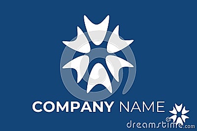 Custom typeface vector typographic design log design Vector Illustration