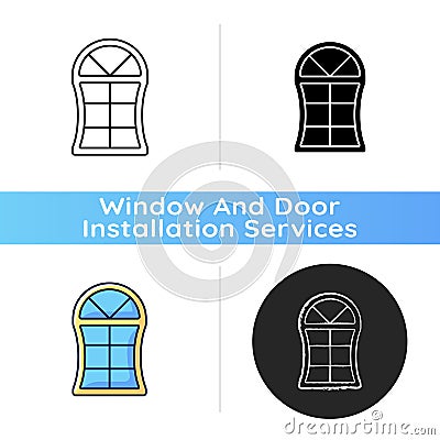 Custom windows icon Vector Illustration
