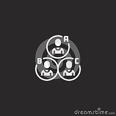 customer behavior icon. Filled customer behavior icon for website design and mobile, app development. customer behavior icon from Vector Illustration