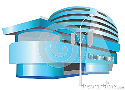 Customer care centre Stock Photo