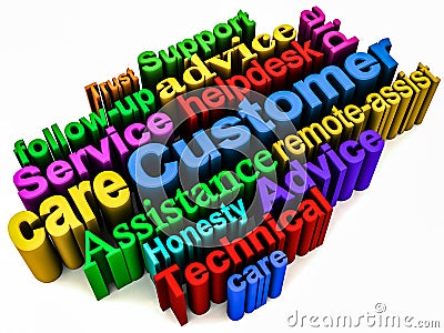 customer care support Stock Photo