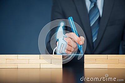 Customer care and support Stock Photo