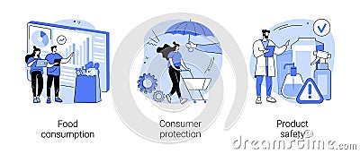 Customer choice abstract concept vector illustrations. Vector Illustration