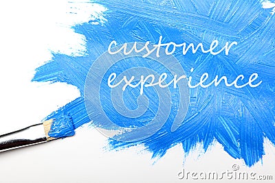 Customer experience business concept Stock Photo