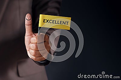 Customer Experience Concept, Best Excellent Services Rating for Stock Photo