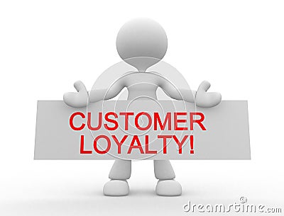 Customer loyalty! Stock Photo