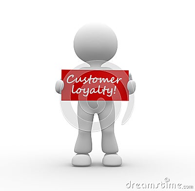 Customer loyalty! Stock Photo