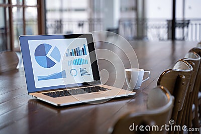 Customer Marketing Sales Dashboard Graphics Concept Business Man Stock Photo