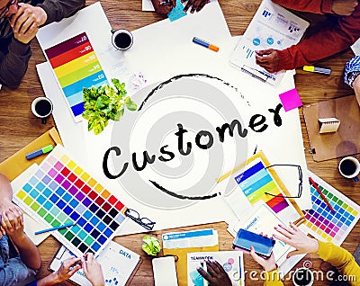 Customer Purchaser Satisfaction Consumer Service Concept Stock Photo