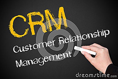 Customer Relationship Management Stock Photo