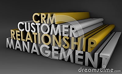 Customer Relationship Management CRM Stock Photo