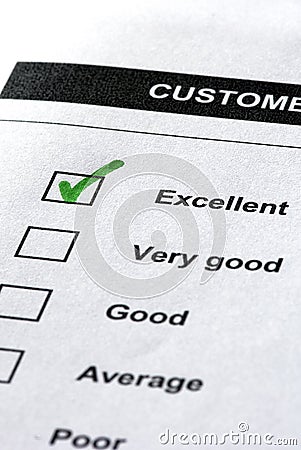 Customer satisfaction Stock Photo