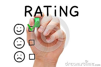 Customer Satisfaction Rating Concept Stock Photo