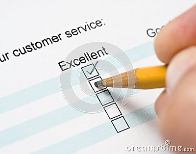 Customer service Stock Photo