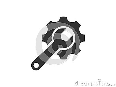 Customization, service, setting icon. Vector illustration. Vector Illustration