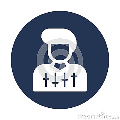 Customize, mass customization Vector Icon which can easily modify or edit Stock Photo