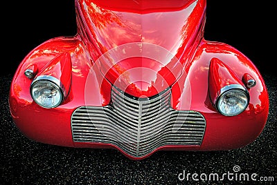 Customized vintage hot rod Stock Photo