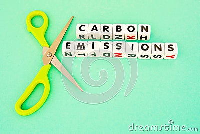 Cut carbon emmissions Stock Photo
