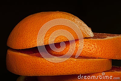 Cut citrus Stock Photo