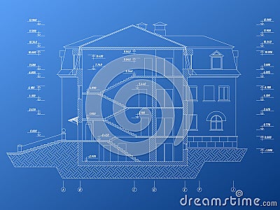 Cut Draft Vector Illustration