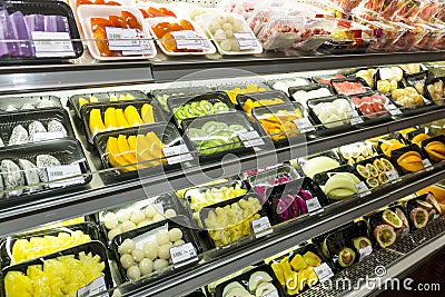 Cut fruit Stock Photo