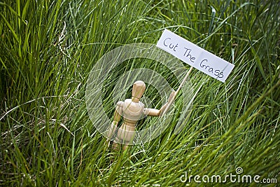 Cut The Grass Stock Photo