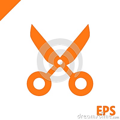 Cut icon stock vector illustration flat design Vector Illustration