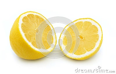 Cut lemon Stock Photo