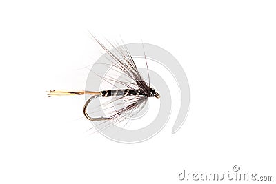 Cut Out of Insect-Looking Fishing Lure Stock Photo