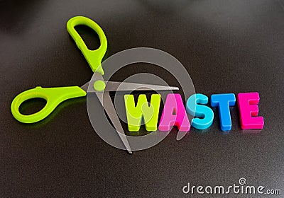 Cut out waste Stock Photo
