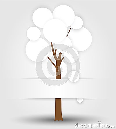 cartoon tree Vector Illustration