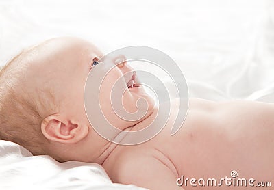 Cute adorable baby girl Stock Photo