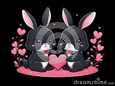 Cute adorable sweet bunny Stock Photo