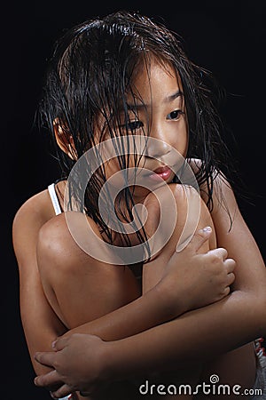 Cute asia girl Stock Photo