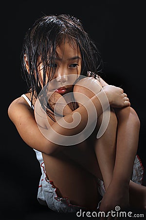 Cute asia girl Stock Photo