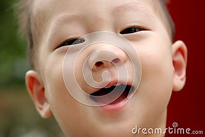 Cute Asian boy Stock Photo