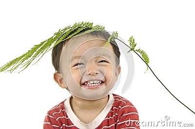 Cute Asian kids Stock Photo