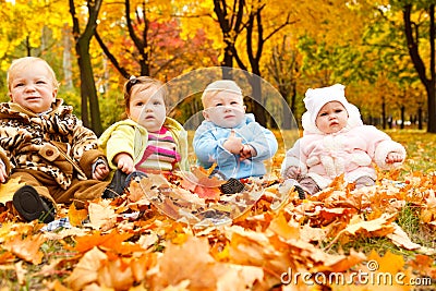 Cute babies Stock Photo