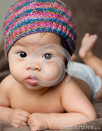 Cute Baby Stock Photo