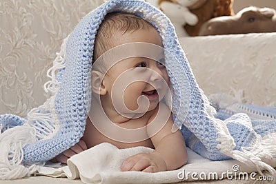 Cute Baby Stock Photo