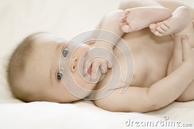 Cute baby Stock Photo