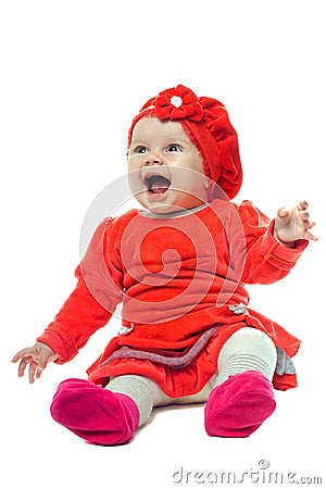 Cute baby girl Stock Photo