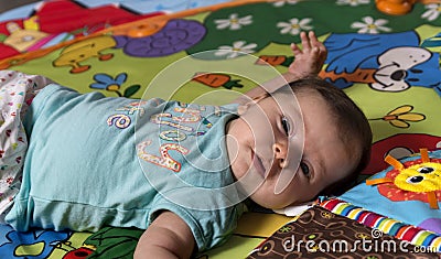 Cute Baby Girl Stock Photo